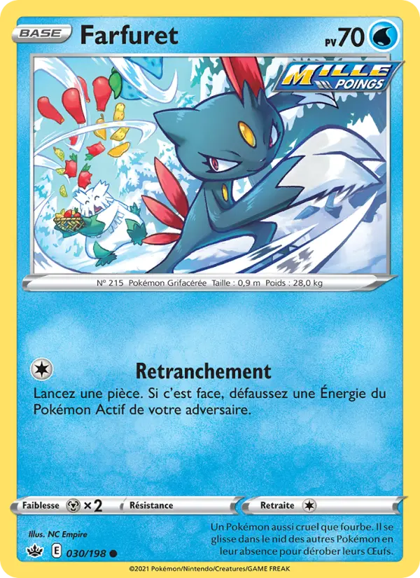 Carte Pokémon Farfuret #30 — Règne de Glace