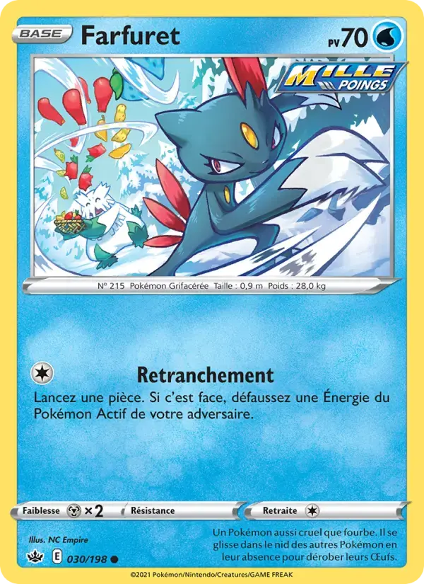 Carte Pokémon Farfuret #30 — Règne de Glace