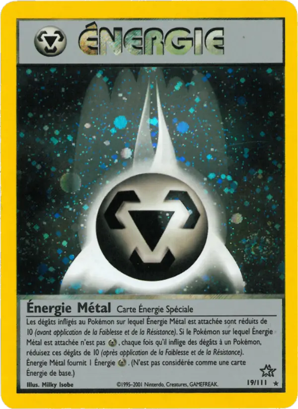 Carte Pokémon Énergie Métal #19 — Neo Genesis