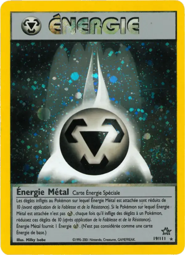 Carte Pokémon Énergie Métal #19 — Neo Genesis