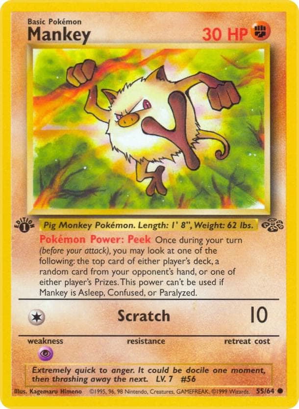 Carte Pokémon Férosinge #55 — Jungle