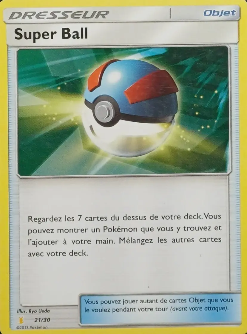 Carte Pokémon Super Ball #21 — Kit du Dresseur SL (Raichu d'Alola)
