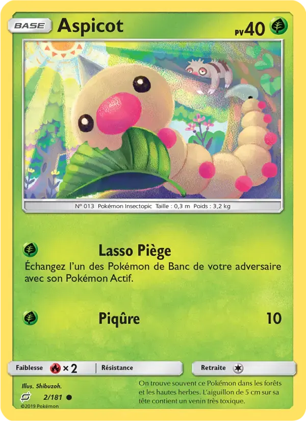 Carte Pokémon Aspicot #2 — Duo de Choc