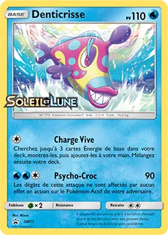 Carte Pokémon Denticrisse #SM11 — Promos Soleil et Lune