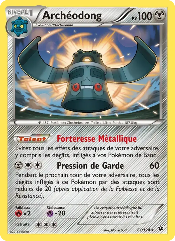Carte Pokémon Archéodong #61 — Impact des Destins
