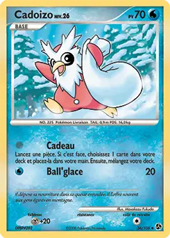 Carte Pokémon Cadoizo #36 — Duels au Sommet
