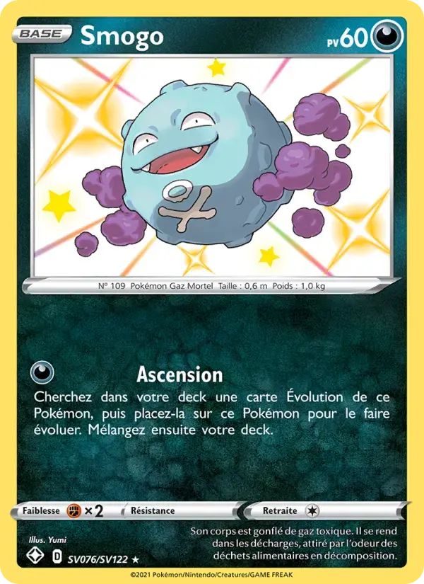 Carte Pokémon Smogo #SV076 — Destinées Radieuses
