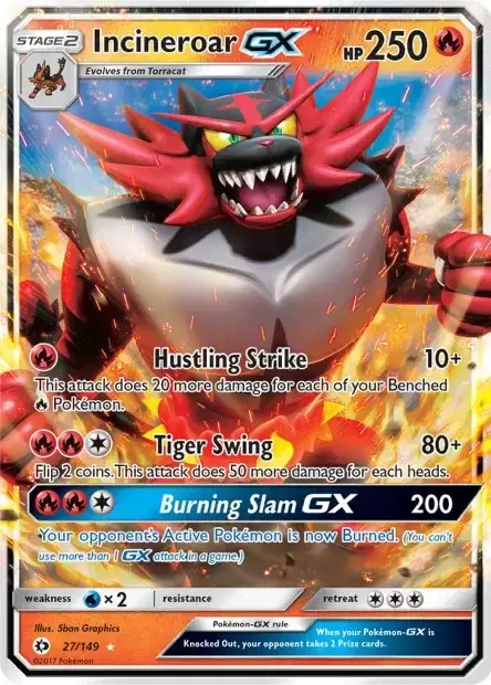Carte Pokémon Félinferno-GX #27/149 — Jumbo