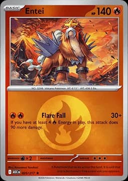 Entei #025 Non Holo — Ascended Heroes