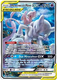 Carte Pokémon Mewtwo et Mew GX #SM191 — Promos Soleil et Lune