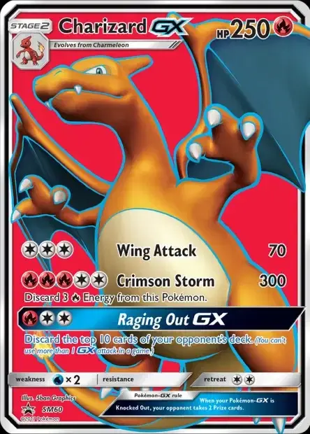 Carte Pokémon Dracaufeu-GX #SM60 — Jumbo