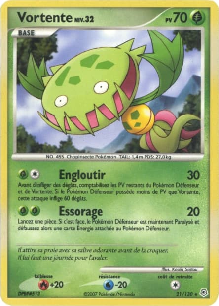 Carte Pokémon Vortente #21 — Diamant et Perle