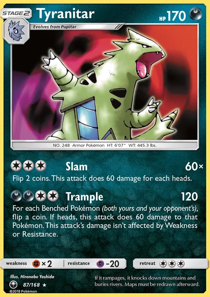 Tyranitar #87 — Celestial Storm