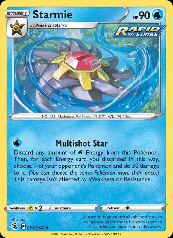Starmie #53 — Fusion Strike