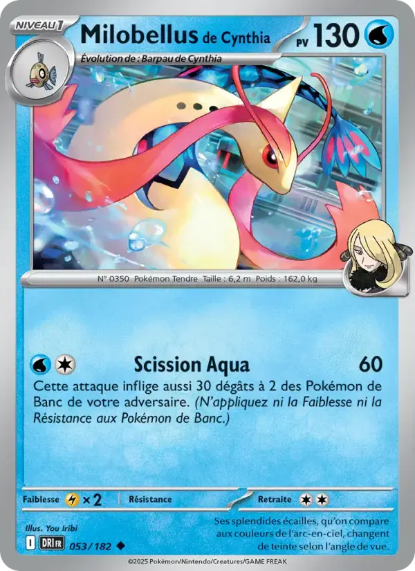 Carte Pokémon Milobellus de Cynthia #053 — Rivalités Destinées