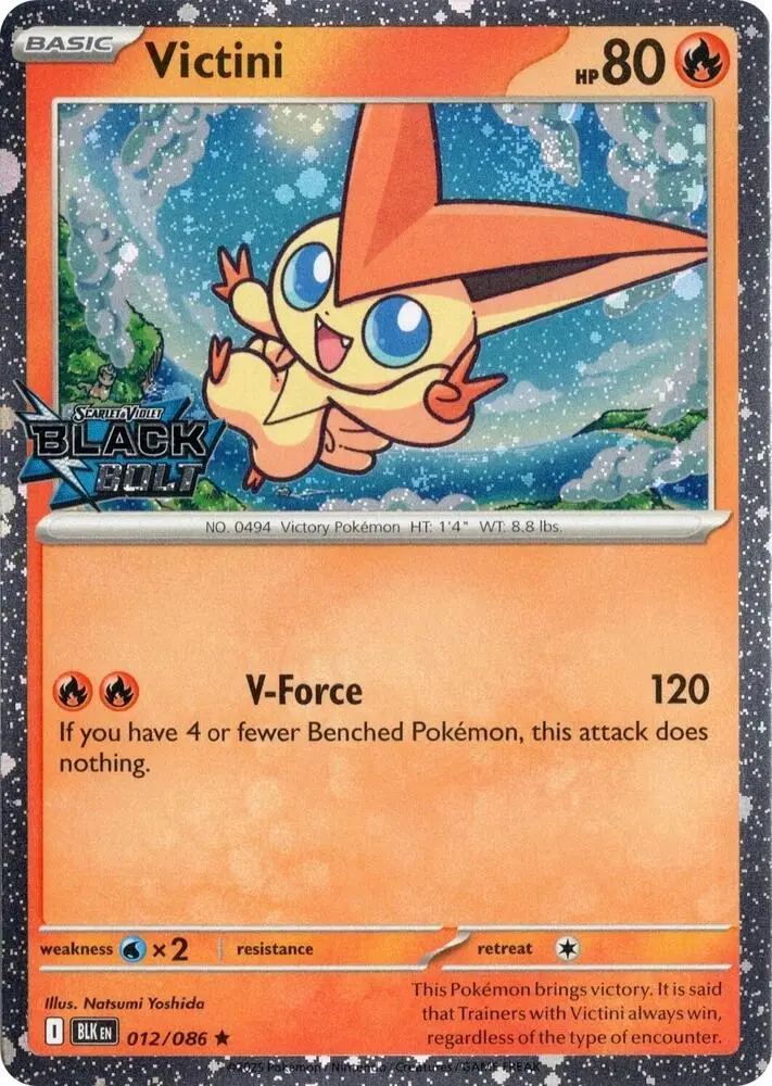Victini #012 Stamp V1 — Black Bolt