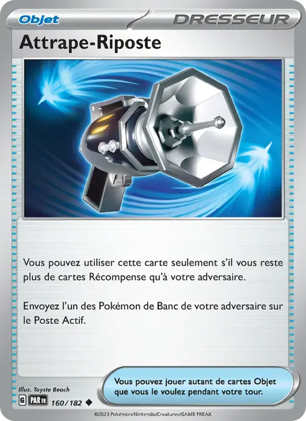 Carte Pokémon Attrape-Riposte #160 — Faille Paradoxe
