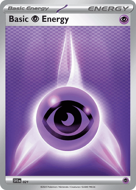 Carte Pokémon Énergie Psy #021 — Énergies Écarlate et Violet