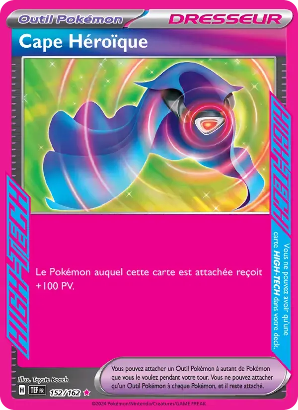 Carte Pokémon Cape Héroïque #152 — Forces Temporelles