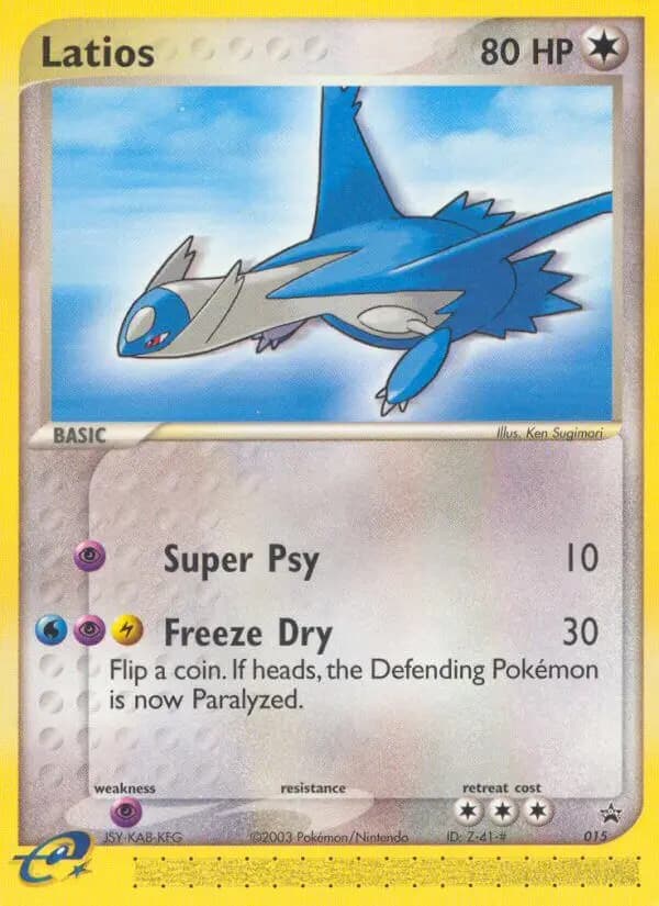 Latios #15 — Nintendo Black Star Promos
