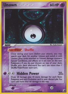 Unown (Z) #V — Unseen Forces