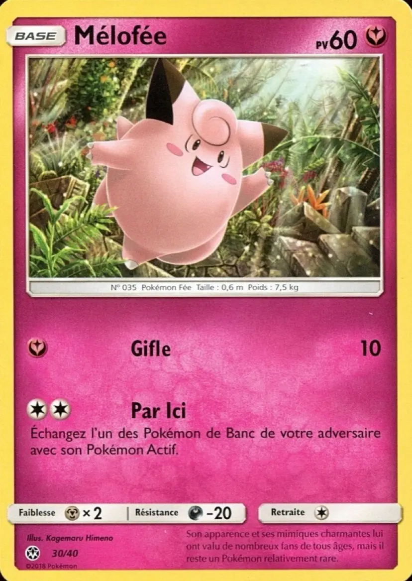 Carte Pokémon Mélofée #30 — 2018 Promo McDonald's