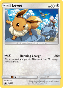 Carte Pokémon Évoli #SM235 — Promos Soleil et Lune