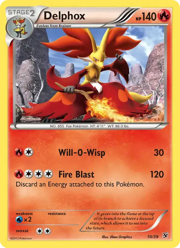 Delphox #10 — Kalos Starter Set