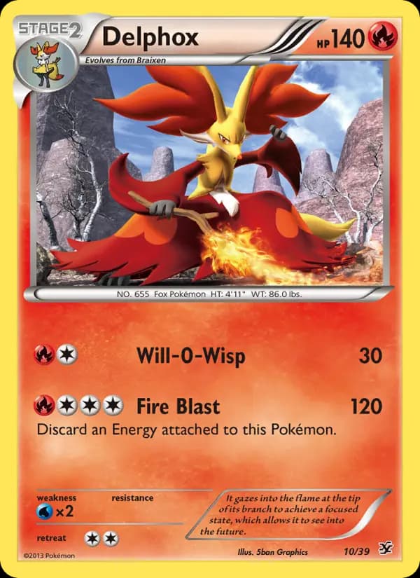 Delphox #10 — Kalos Starter Set