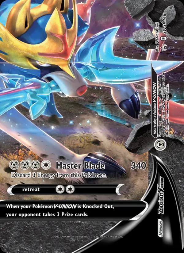 Zacian V-UNION #SWSH166 — Sword & Shield Promos