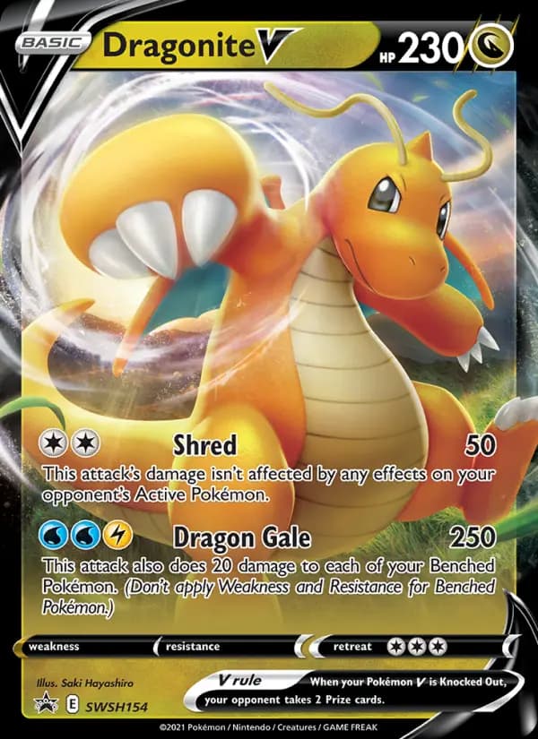 Dragonite V #SWSH154 — Sword & Shield Promos