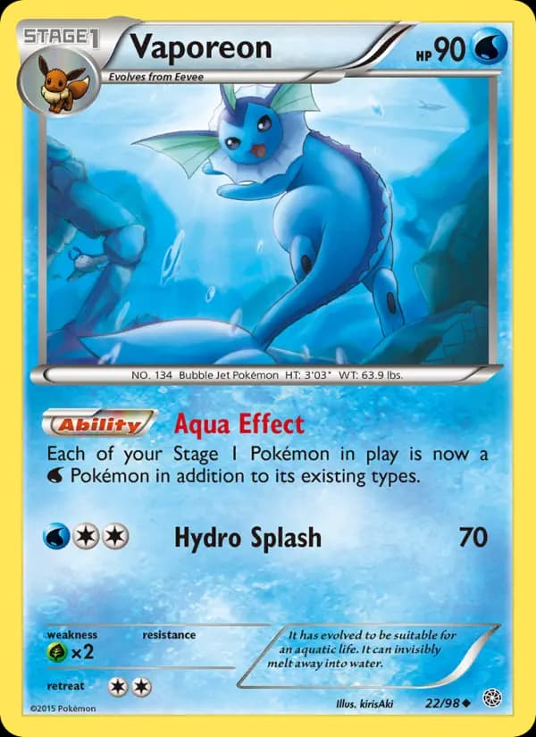 Vaporeon #22 — Ancient Origins