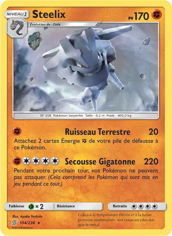 Carte Pokémon Steelix #104 — Harmonie des Esprits