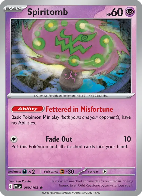 Spiritomb #089 — Paldea Evolved