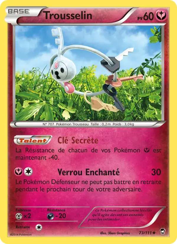 Carte Pokémon Trousselin #73 — Poings Furieux