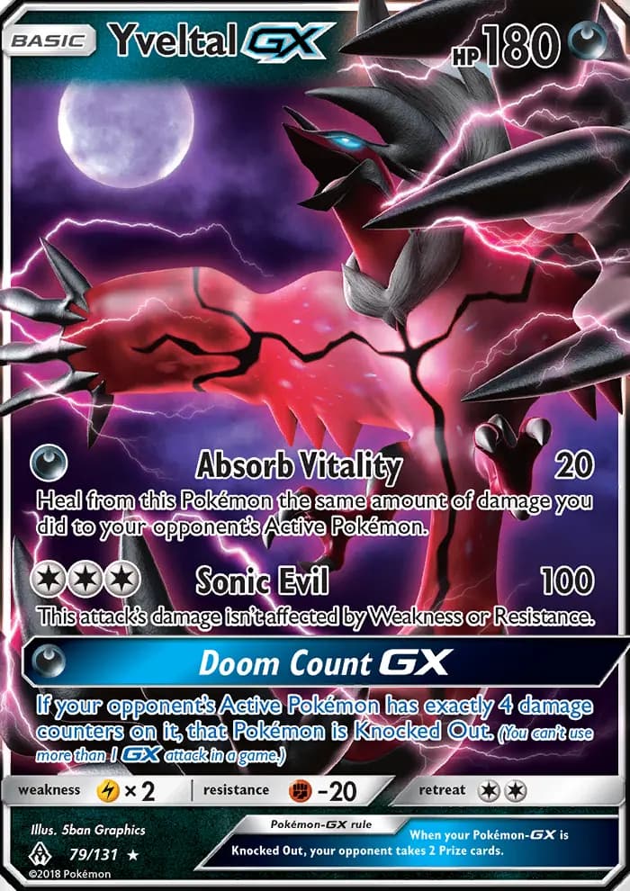 Yveltal GX #79 — Forbidden Light