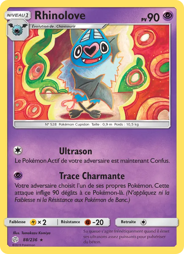 Carte Pokémon Rhinolove #88 — Éclipse Cosmique