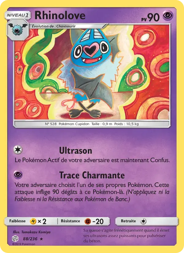 Carte Pokémon Rhinolove #88 — Éclipse Cosmique