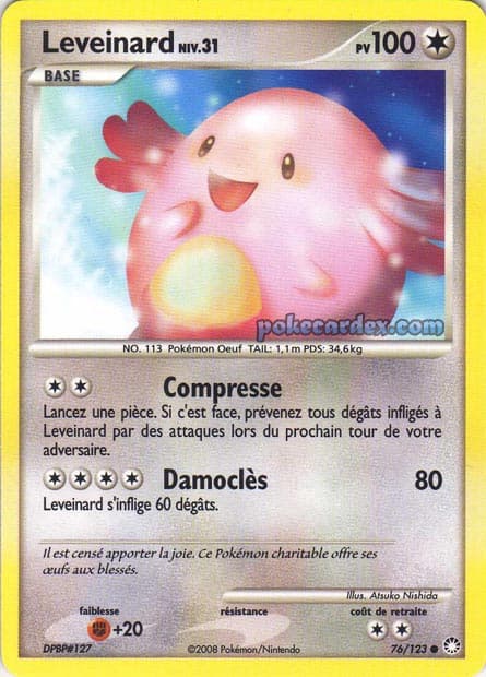 Carte Pokémon Leveinard #76 — Trésors Mystérieux