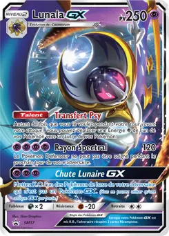 Carte Pokémon Lunala GX #SM17 — Promos Soleil et Lune