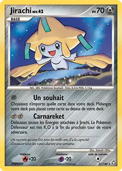 Carte Pokémon Jirachi #31 — Éveil des Légendes