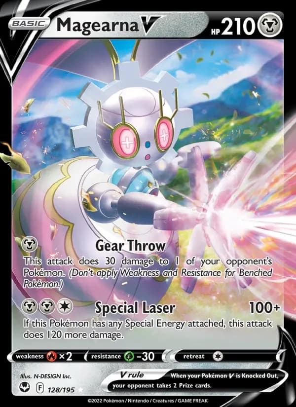 Magearna V #128 — Silver Tempest