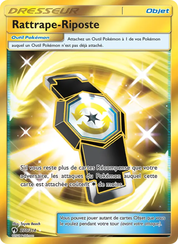 Carte Pokémon Rattrape-Riposte #230 — Tonnerre Perdu