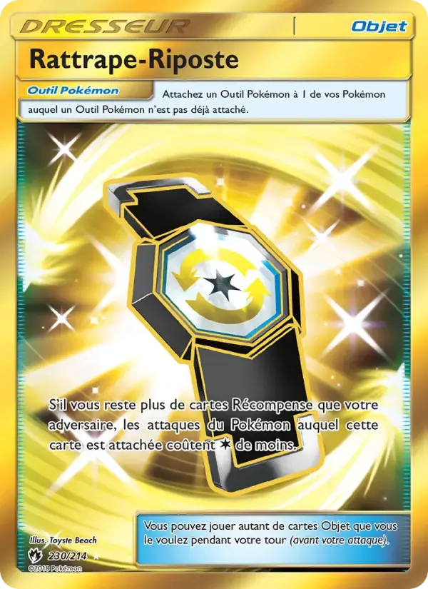 Carte Pokémon Rattrape-Riposte #230 — Tonnerre Perdu