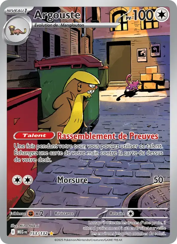 Carte Pokémon Argouste #153 — Méga-Évolution