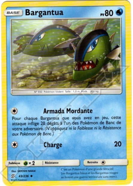 Carte Pokémon Bargantua #43 — Harmonie des Esprits