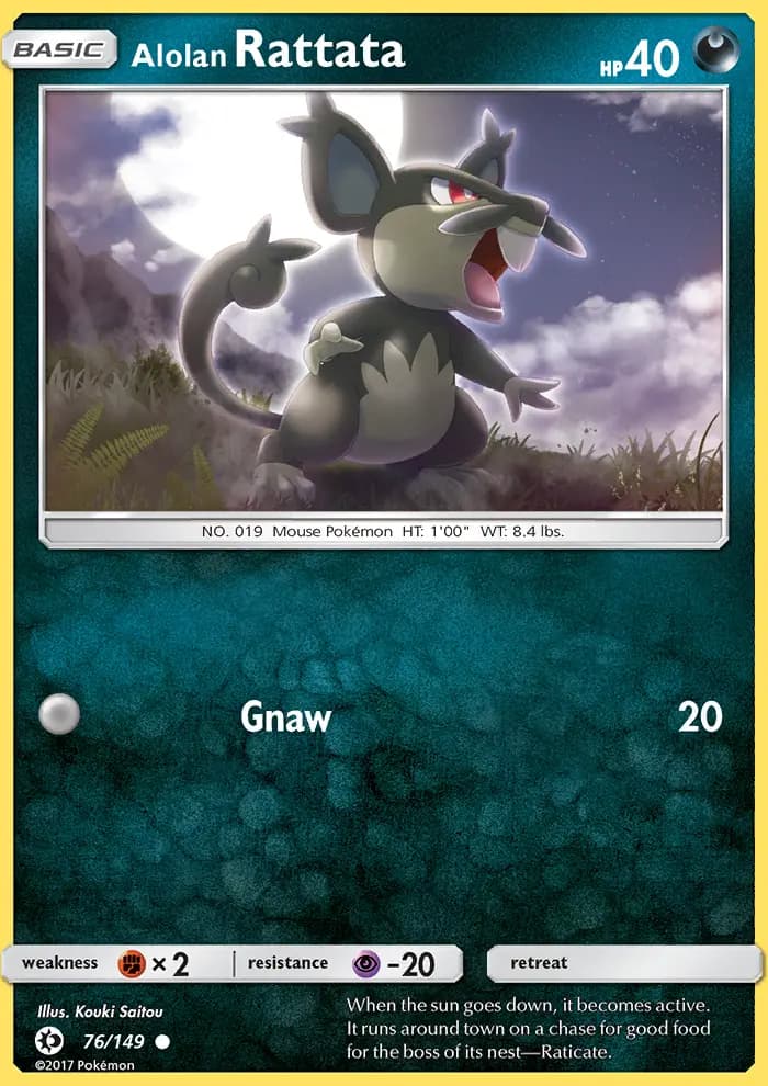 Alolan Rattata #76 — Sun & Moon