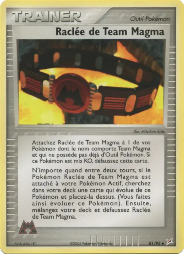 Carte Pokémon Raclée de Team Magma #81 — Team Magma vs Team Aqua
