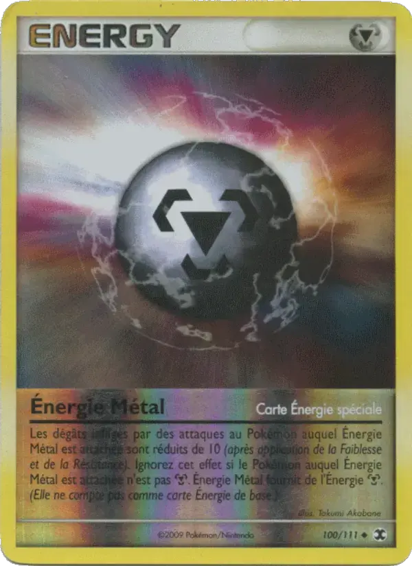 Carte Pokémon Énergie Métal #100 — Rivaux Émergeants