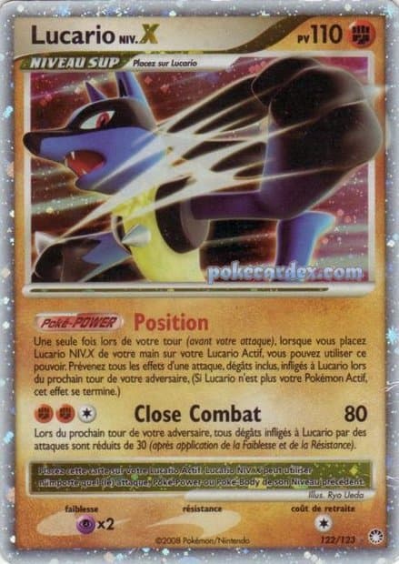Carte Pokémon Lucario #122 — Trésors Mystérieux